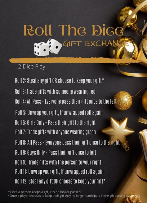 dice gifts